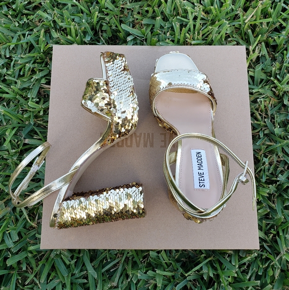 Steve Madden Sequin Heels - Picture 9 of 16